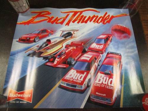 Vintage racing budweiser bud - vintage,